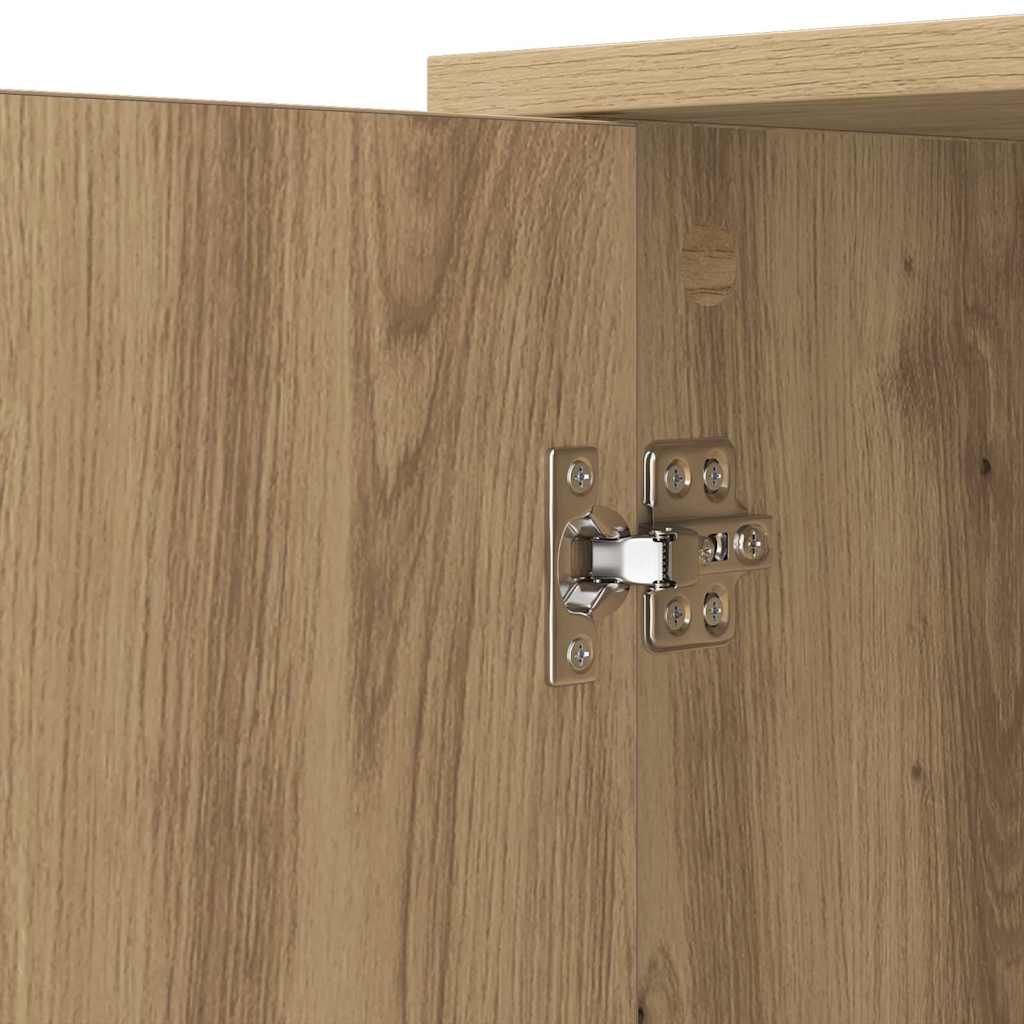HKH Aparador Moderno de Madera Procesada con 2 Puertas - Roble Artesanal