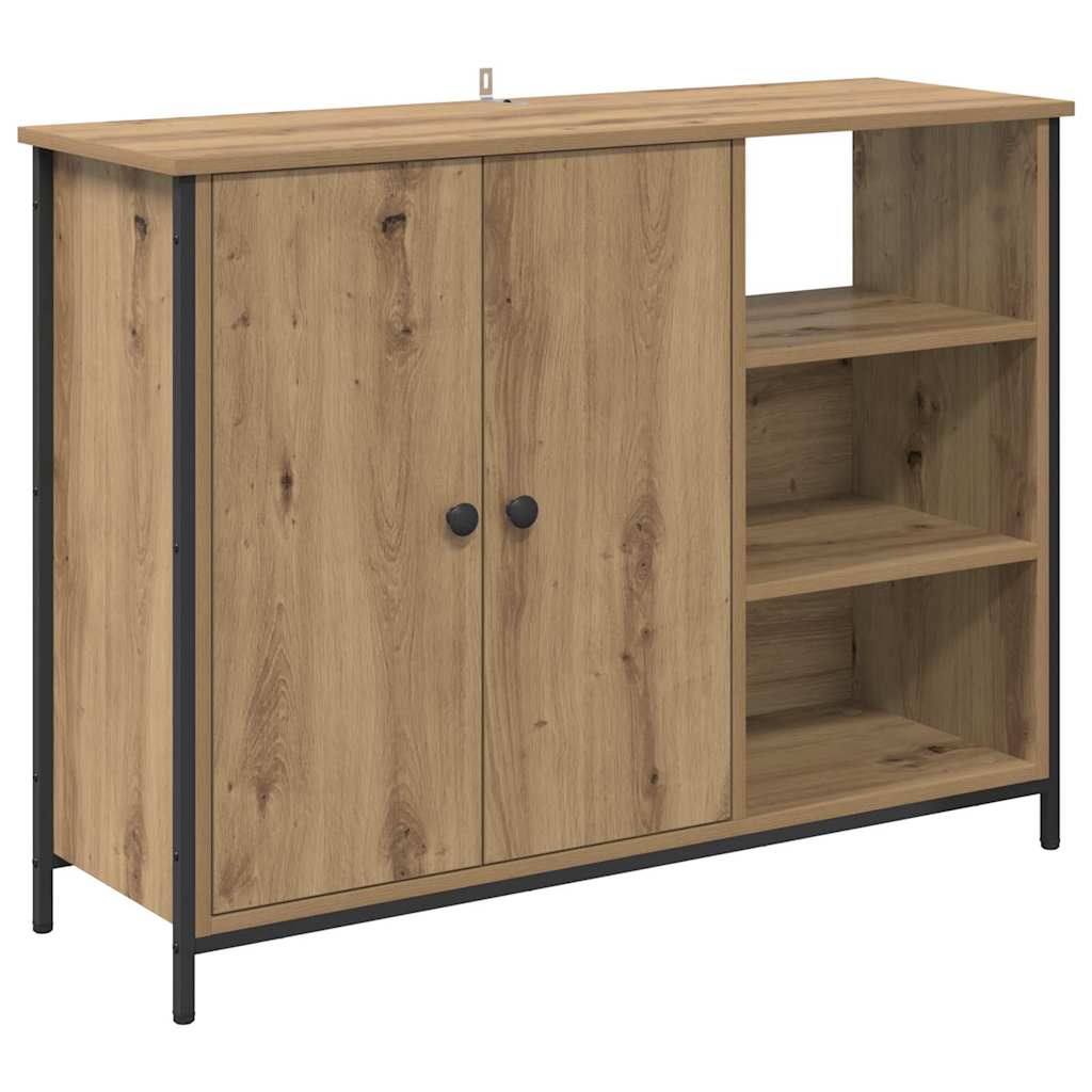 HKH Aparador Moderno de Madera Procesada con 2 Puertas - Roble Artesanal