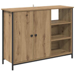 HKH Aparador Moderno de Madera Procesada con 2 Puertas - Roble Artesanal