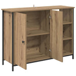 HKH Aparador Moderno de Madera Procesada con 2 Puertas - Roble Artesanal