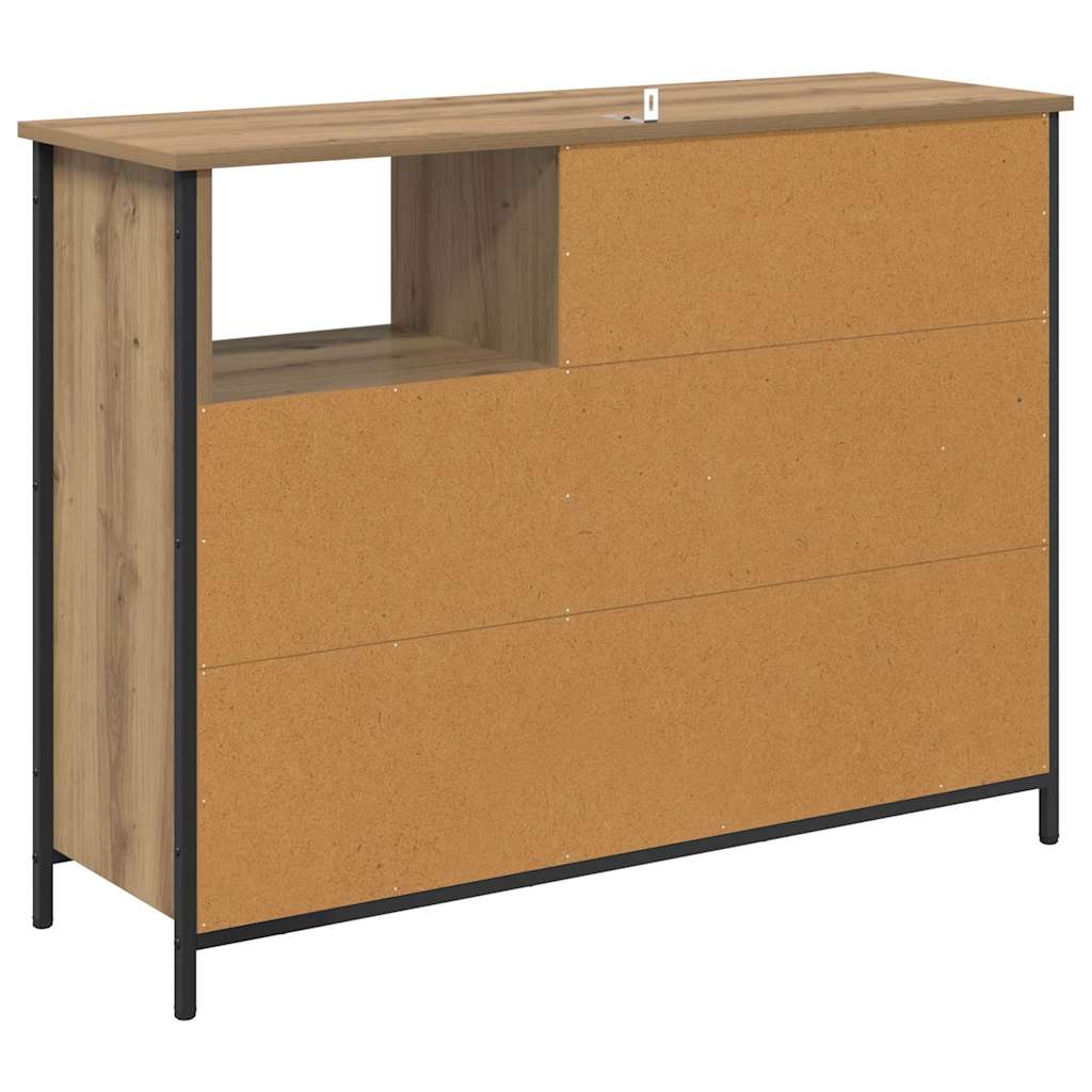 HKH Aparador Moderno de Madera Procesada con 2 Puertas - Roble Artesanal