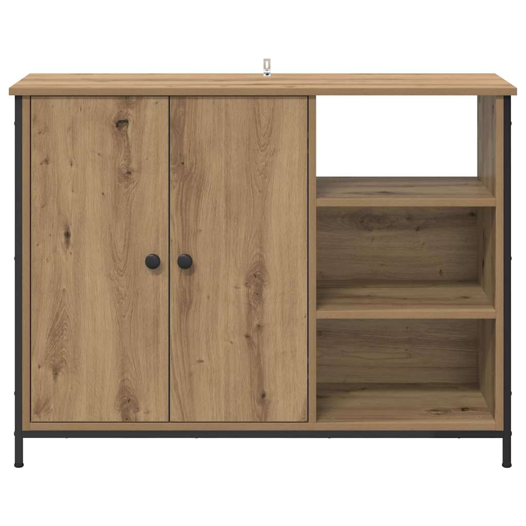 HKH Aparador Moderno de Madera Procesada con 2 Puertas - Roble Artesanal