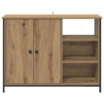 HKH Aparador Moderno de Madera Procesada con 2 Puertas - Roble Artesanal