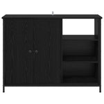 Aparador moderno HKH de madera procesada con 2 puertas - Roble negro