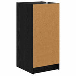 Aparador moderno HKH de madera procesada con 1 puerta - Roble negro