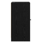Aparador moderno HKH de madera procesada con 1 puerta - Roble negro