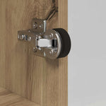 HKH Aparador Alto de Madera Procesada con 2 Puertas - Roble Artesanal