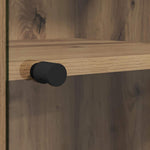 HKH Aparador Alto de Madera Procesada con 2 Puertas - Roble Artesanal