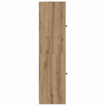 HKH Aparador Alto de Madera Procesada con 2 Puertas - Roble Artesanal