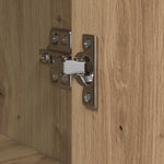 HKH Aparador Alto de Madera Procesada con 2 Puertas - Roble Artesanal