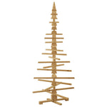 HKH Árvore de Natal de Madeira com Suporte - Castanho