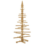 HKH Árvore de Natal de Madeira com Suporte - Castanho