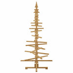 HKH Árvore de Natal de Madeira com Suporte - Castanho