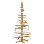 HKH Árvore de Natal de Madeira com Suporte - Castanho