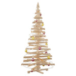 HKH Árvores de Natal Natural Madeira de Maciça em Pinho