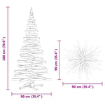 HKH Árvores de Natal Natural Madeira de Maciça em Pinho