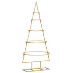 HKH Árvore de Natal de Ouro Aço com Revestimento em Pó em Metal