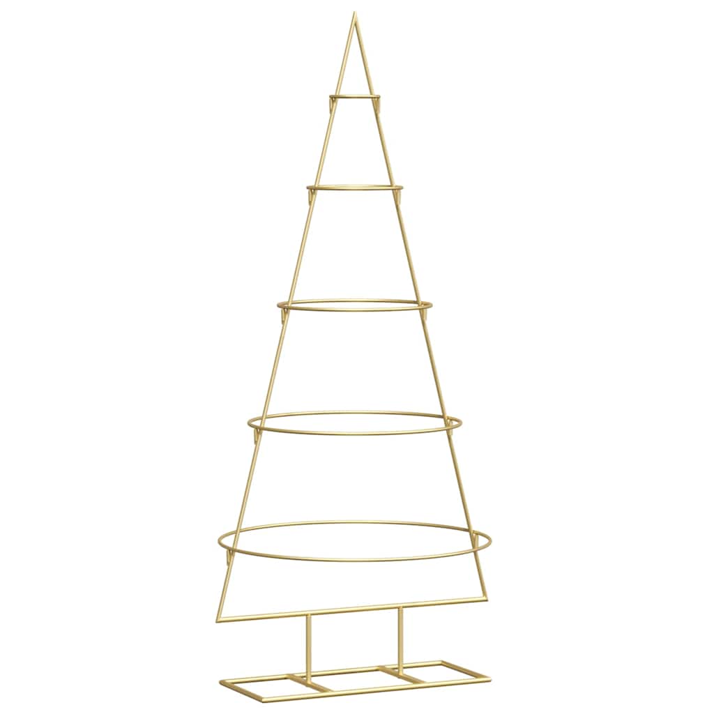 HKH Árvore de Natal de Ouro Aço com Revestimento em Pó em Metal