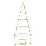 HKH Árvore de Natal de Ouro Aço com Revestimento em Pó em Metal