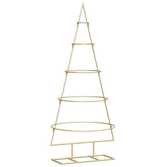 HKH Árvore de Natal de Ouro Aço com Revestimento em Pó em Metal