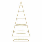 HKH Árvore de Natal de Ouro Aço com Revestimento em Pó em Metal