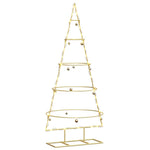 HKH Árvore de Natal de Ouro Aço com Revestimento em Pó em Metal