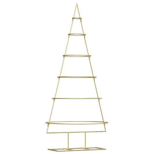 HKH Árvore de Natal de Ouro Aço com Revestimento em Pó em Metal