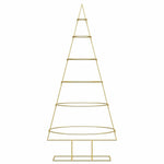HKH Árvore de Natal de Ouro Aço com Revestimento em Pó em Metal