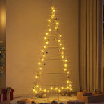 HKH Árvore de Natal de Ouro Aço com Revestimento em Pó em Metal