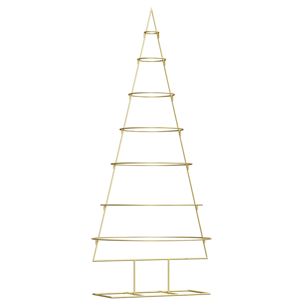 HKH Árvore de Natal de Ouro Aço com Revestimento em Pó em Metal