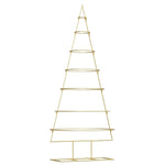 HKH Árvore de Natal de Ouro Aço com Revestimento em Pó em Metal
