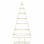 HKH Árvore de Natal de Ouro Aço com Revestimento em Pó em Metal