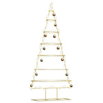 HKH Árvore de Natal de Ouro Aço com Revestimento em Pó em Metal