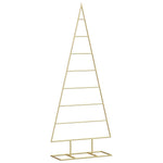 HKH Árvore de Natal de Ouro Aço com Revestimento em Pó em Metal