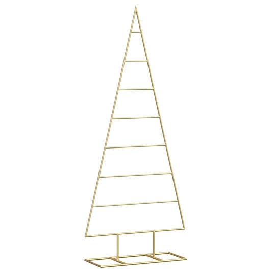 HKH Árvore de Natal de Ouro Aço com Revestimento em Pó em Metal