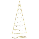 HKH Árvore de Natal de Ouro Aço com Revestimento em Pó em Metal