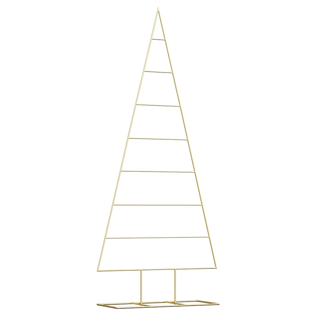 HKH Árvore de Natal de Ouro Aço com Revestimento em Pó em Metal