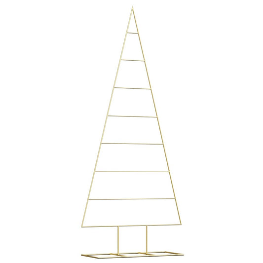 HKH Árvore de Natal de Ouro Aço com Revestimento em Pó em Metal