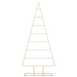 HKH Árvore de Natal de Ouro Aço com Revestimento em Pó em Metal