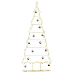 HKH Árvore de Natal de Ouro Aço com Revestimento em Pó em Metal