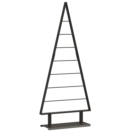 HKH Árvore de Natal de com Suporte Preto Aço em Metal