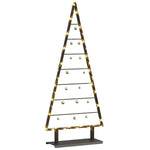 HKH Árvore de Natal de com Suporte Preto Aço em Metal