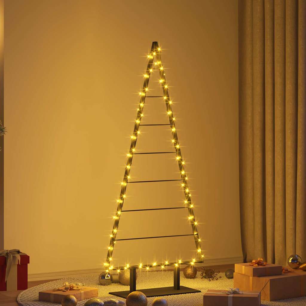 HKH Árvore de Natal de com Suporte Preto Aço em Metal