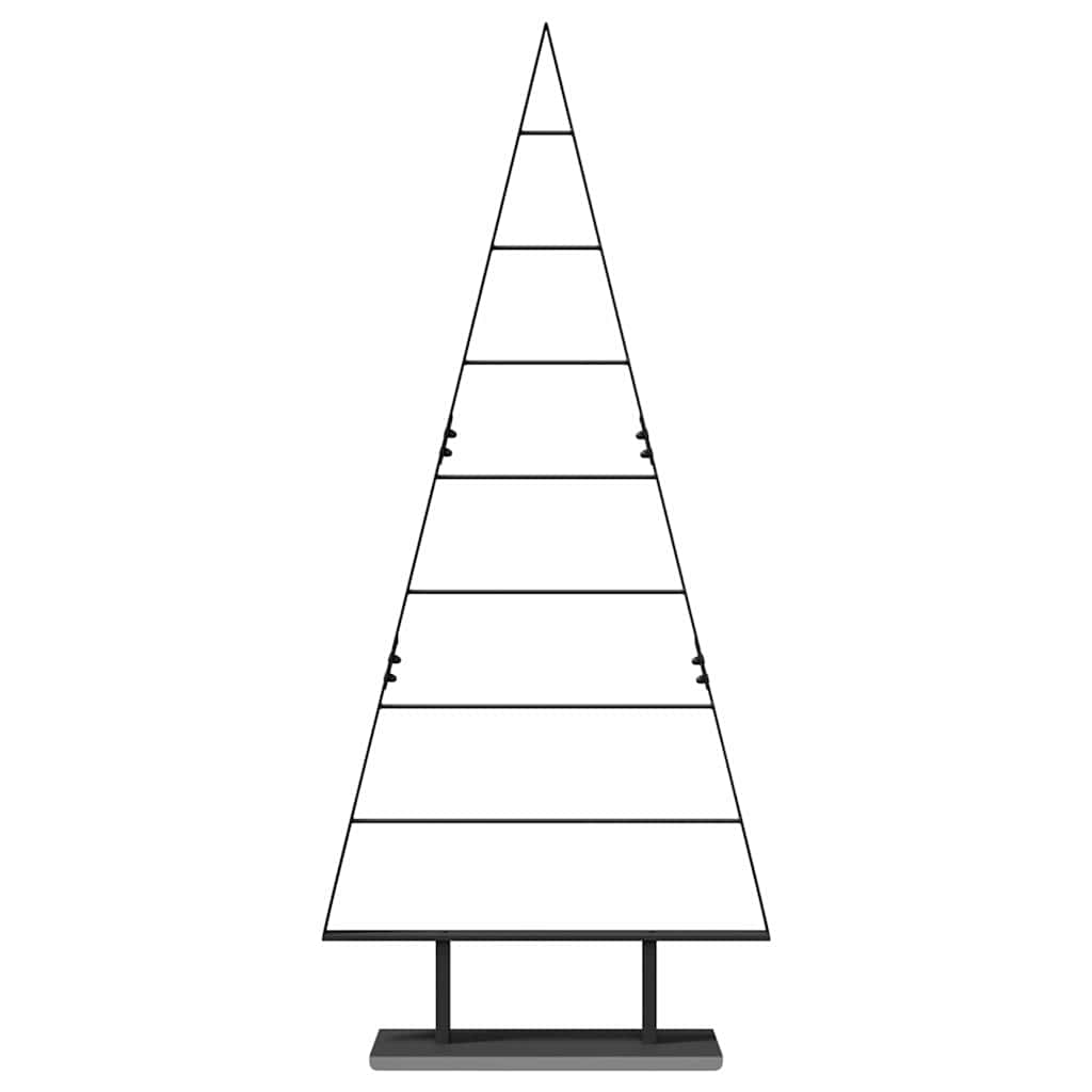 HKH Árvore de Natal de com Suporte Preto Aço em Metal