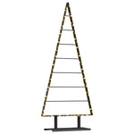 HKH Árvore de Natal de com Suporte Preto Aço em Metal