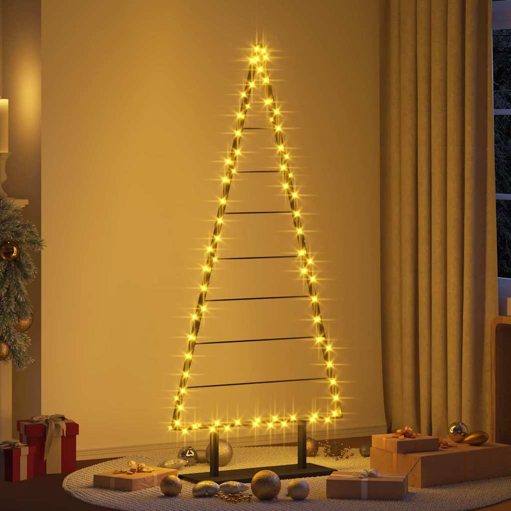 HKH Árvore de Natal de com Suporte Preto Aço em Metal