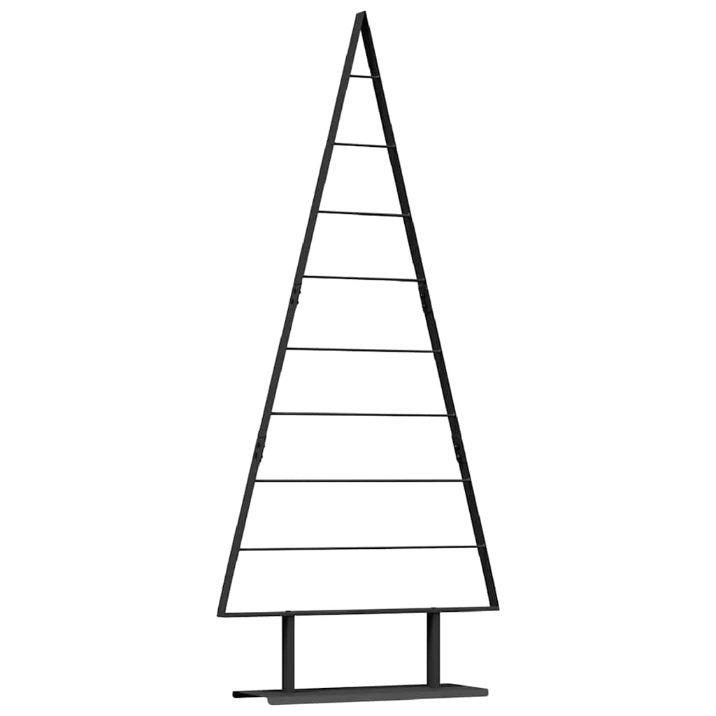 HKH Árvore de Natal de com Suporte Preto Aço em Metal