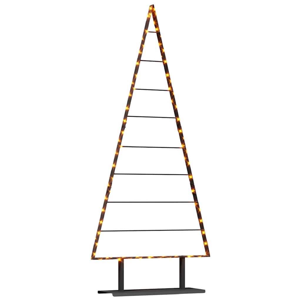 HKH Árvore de Natal de com Suporte Preto Aço em Metal