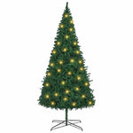 HKH Árvore de Natal com Luzes Decorativas de Corda Verde em PVC
