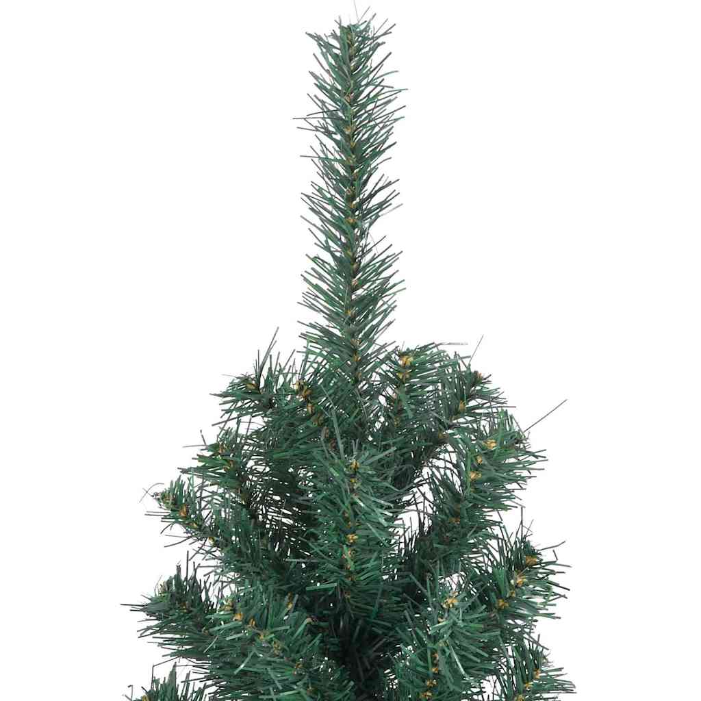 HKH Árvore de Natal Artificial Pré-Iluminada Verde em PVC